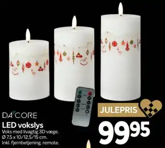 DaCore LED vokslys