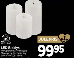 Din Isenkræmmer Nordic Glow LED Bloklys tilbud