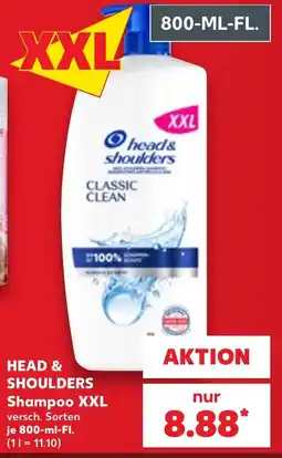 Kaufland DE Head & Shoulders Shampoo XXL tilbud
