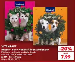 Kaufland DE Vitakraft Katzen- oder Hunde-Adventskalender tilbud