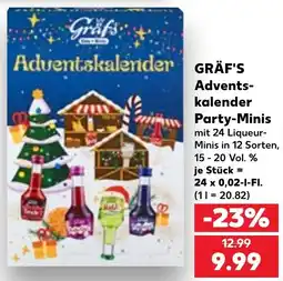 Kaufland DE Gräfs Adventskalender Party-Minis tilbud