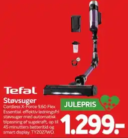 Din Isenkræmmer Tefal Støvsuger Cordless X-Force 9.60 Flex Essential tilbud