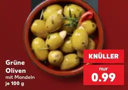 Kaufland DE Grüne Oliven mit Mandeln tilbud