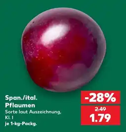 Kaufland DE Span./ital. Pflaumen tilbud