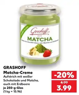 Kaufland DE Grashoff Matcha-Creme tilbud
