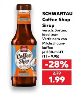 Kaufland DE Schwartau Coffee Shop Sirup tilbud
