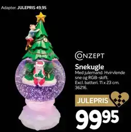 Din Isenkræmmer Conzept Snekugle tilbud