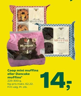 Coop 365 Coop mini muffins eller Dancake muffins tilbud