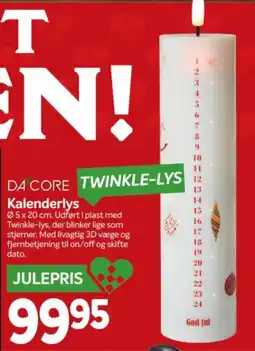 Din Isenkræmmer Da'core Twinkle-lys tilbud