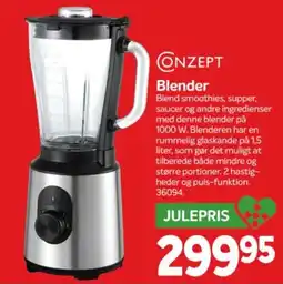 Din Isenkræmmer Conzept Blender tilbud