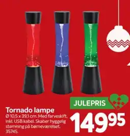 Din Isenkræmmer Tornado lampe tilbud