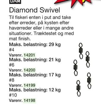 Harald Nyborg Diamond Swivel tilbud