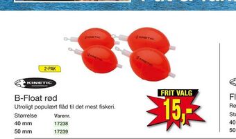 Harald Nyborg B-Float rød tilbud