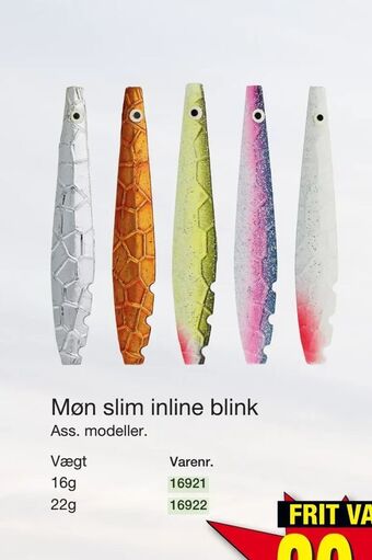 Harald Nyborg Møn slim inline blink tilbud