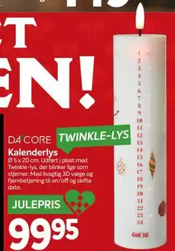 Din Isenkræmmer Kalenderlys tilbud