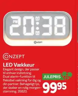 Din Isenkræmmer LED Vækkeur tilbud