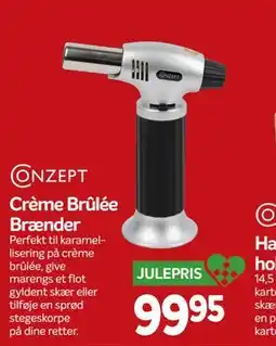 Din Isenkræmmer Crème Brûlée Brænder tilbud