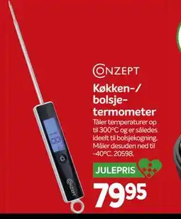 Din Isenkræmmer Køkken-/ bolsjetermometer tilbud