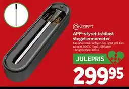 Din Isenkræmmer APP-styret trådløst stegetermometer tilbud