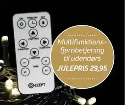 Din Isenkræmmer Multifunktionsfjernbetjening til udendørs tilbud