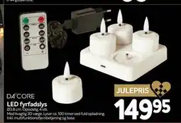Din Isenkræmmer LED fyrfadslys tilbud