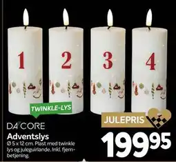 Din Isenkræmmer Adventslys tilbud