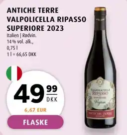 Scandinavian Park Antiche Terre Valpolicella Ripasso Superiore tilbud