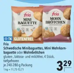 Citti Fria schwedische minibaguettes, mini mehrkorn-baguettes oder mohnbrötchen tilbud
