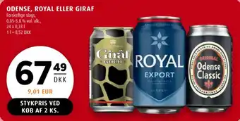 Odense, Royal eller Giraf