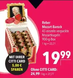 Citti Reber Mozart-Barock tilbud