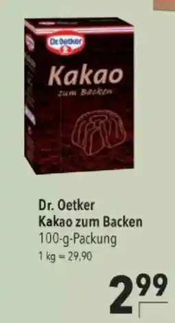 Citti Dr. Oetker Kakao zum Backen tilbud