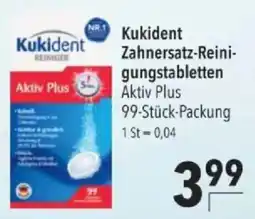 Citti Kukident Zahnersatz-Reinigungstabletten Aktiv Plus tilbud