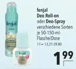 Citti fenjal Deo Roll-on oder Deo-Spray tilbud