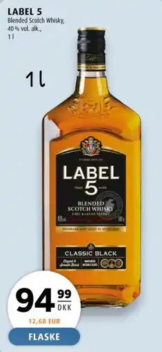 Scandinavian Park Label 5 Blended Scotch Whisky tilbud