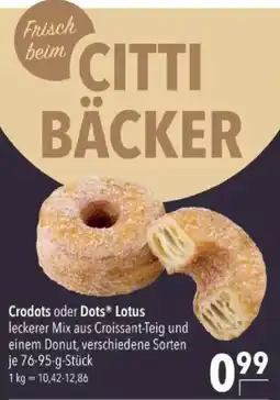 Citti Citti Bäcker Crodots oder Dots® Lotus tilbud