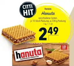 Citti Ferrero Hanuta tilbud