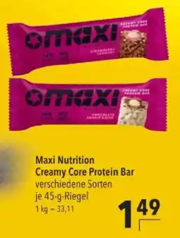 Citti Maxi Nutrition Creamy Core Protein Bar tilbud