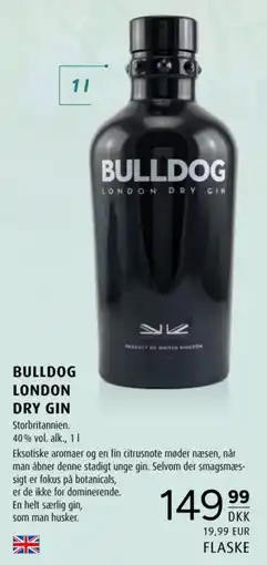 Scandinavian Park Bulldog London Dry Gin tilbud