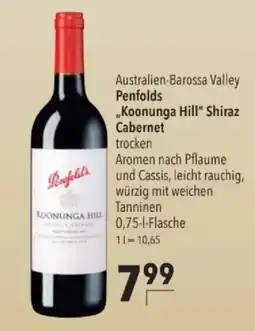 Citti Penfolds Koonunga Hill Shiraz Cabernet tilbud