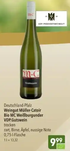 Citti Müller-Catoir Bio MC Weißburgunder tilbud