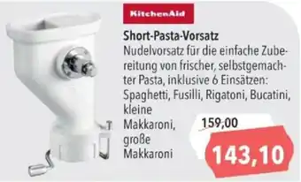 KitchenAid Short-Pasta-Vorsatz