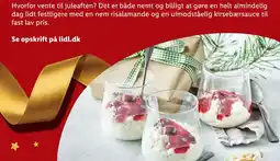 Lidl Lidl risalamande med kirsebærsauce tilbud