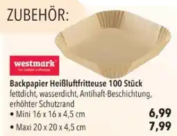 Citti westmark Backpapier Heißluftfritteuse tilbud