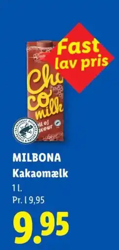 Lidl Milbona Kakaomælk tilbud