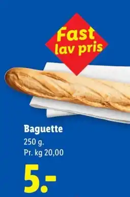Lidl Baguette tilbud