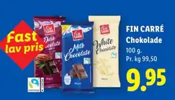 Lidl Fin Carré Chokolade tilbud