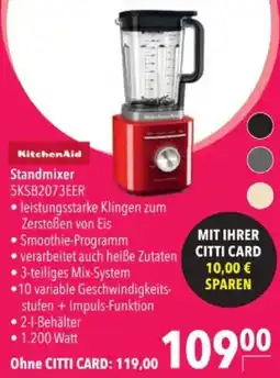 Citti KitchenAid Standmixer 5KSB2073EER tilbud