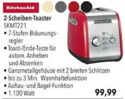 Citti KitchenAid 2-Scheiben-Toaster 5KMT221 tilbud