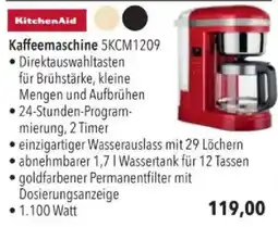 Citti KitchenAid Kaffeemaschine 5KCM1209 tilbud