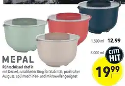 Citti Mepal rührschüssel chef it tilbud